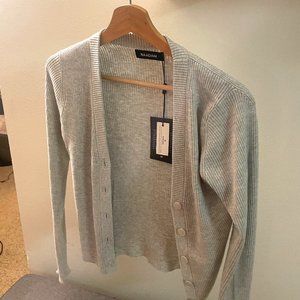 Naadam Cashmere Silk Cropped Cardigan, Small *Brand New With Tags*